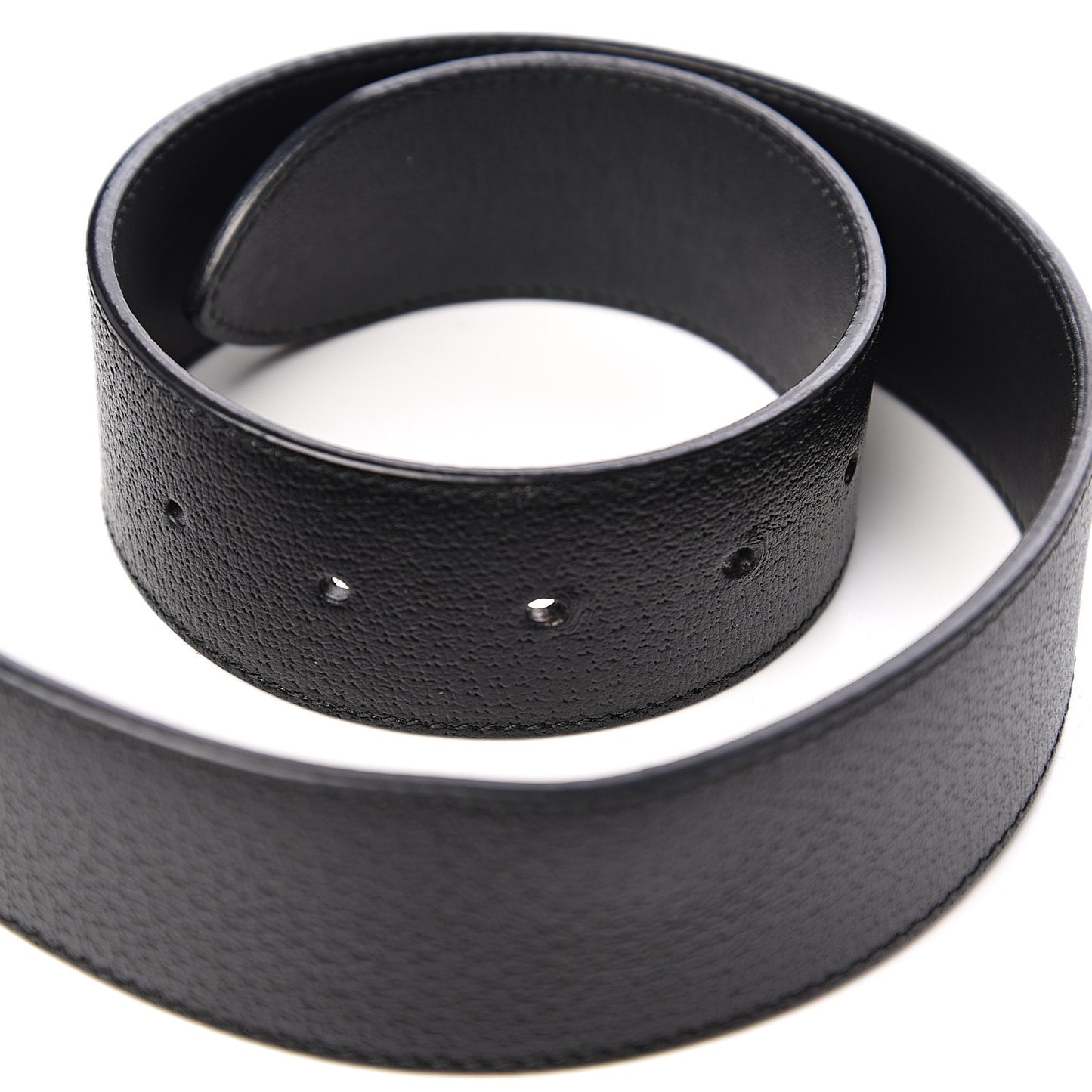 Textured Calfskin Double G 40mm Belt 85 34 Black