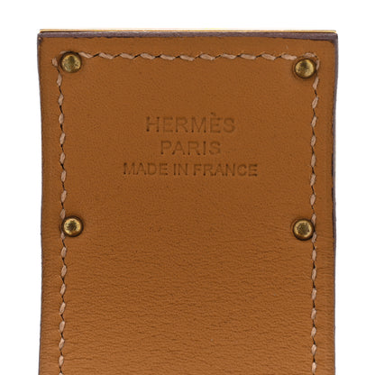 Hermes Epsom Kelly Dog Bracelet T3 Gold 4 of 8