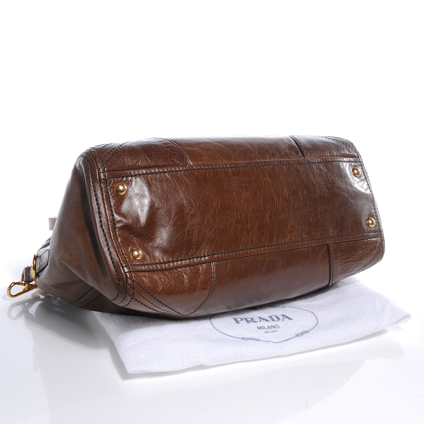 Vitello Shine Bauletto Nocciolo