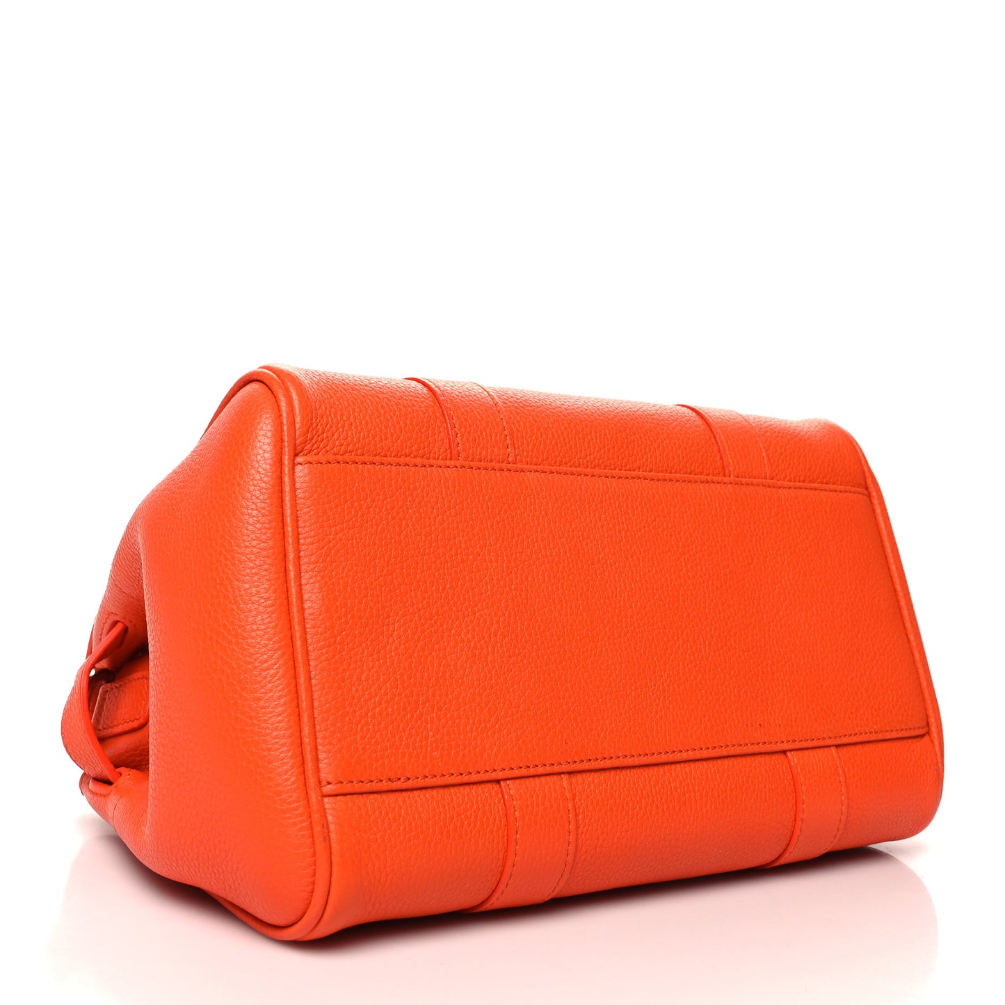 Classic Grain Small Bayswater Satchel Mandarin