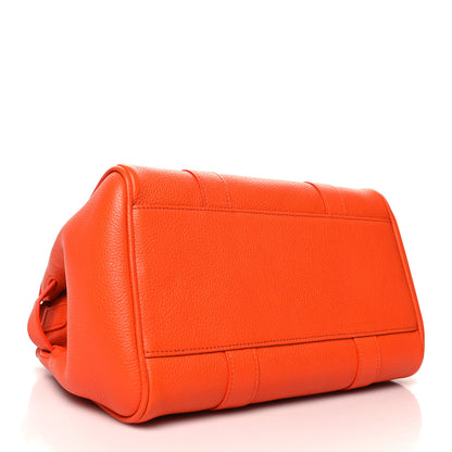 Mulberry Classic Grain Small Bayswater Satchel Mandarin 4 of 13