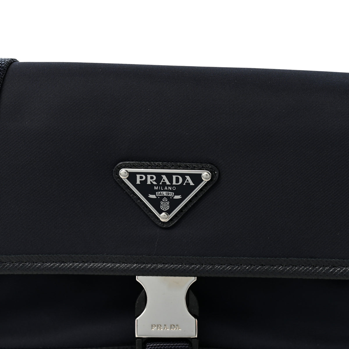 Re-Nylon Saffiano Smartphone Case Crossbody Navy