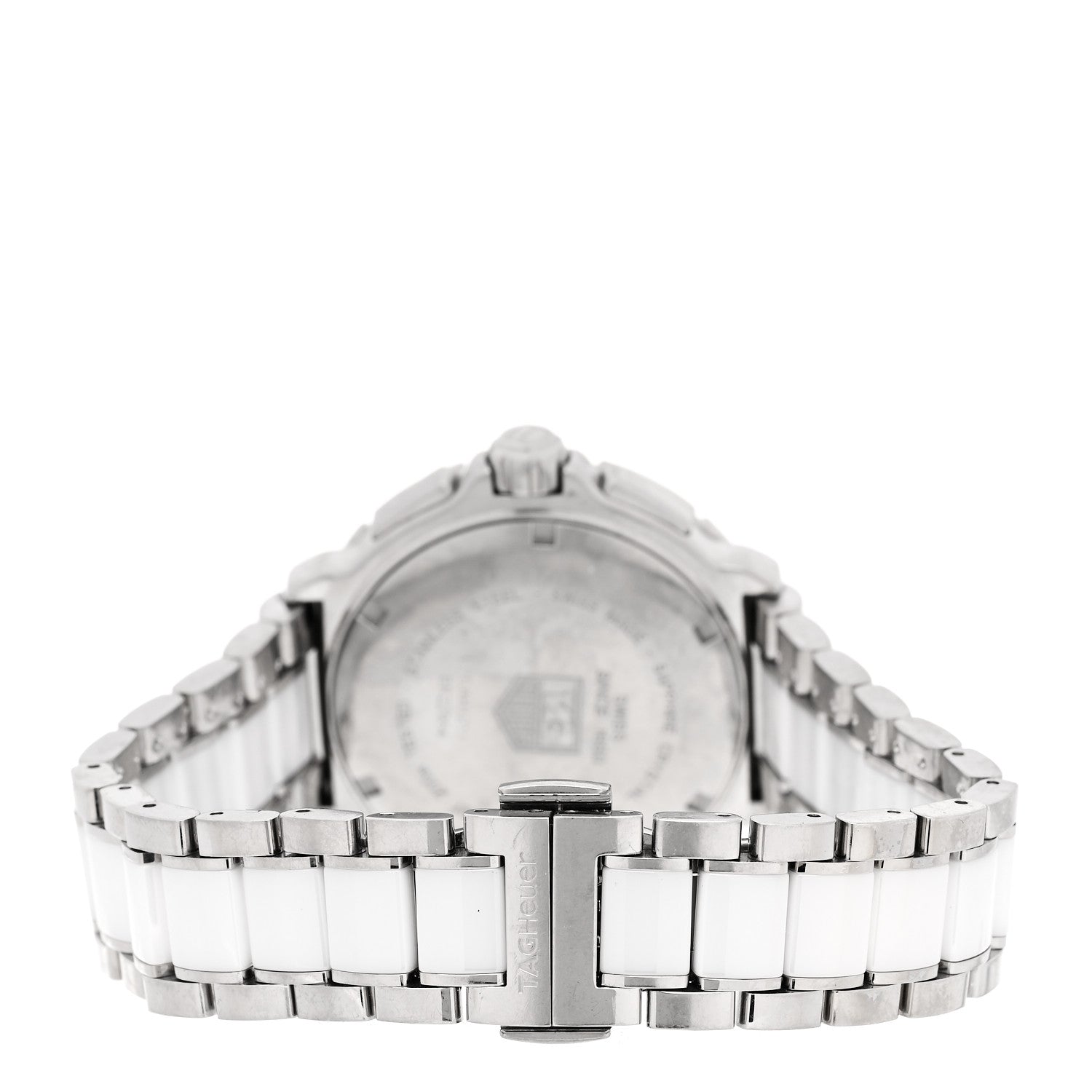 Tag Heuer Stainless Steel Ceramic Diamond 41mm Formula 1 Lady Quartz Watch White CAH1211 3 of 4