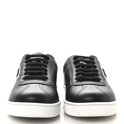 Chanel Calfskin CC Womens Sneakers 36.5 Black 3 of 9