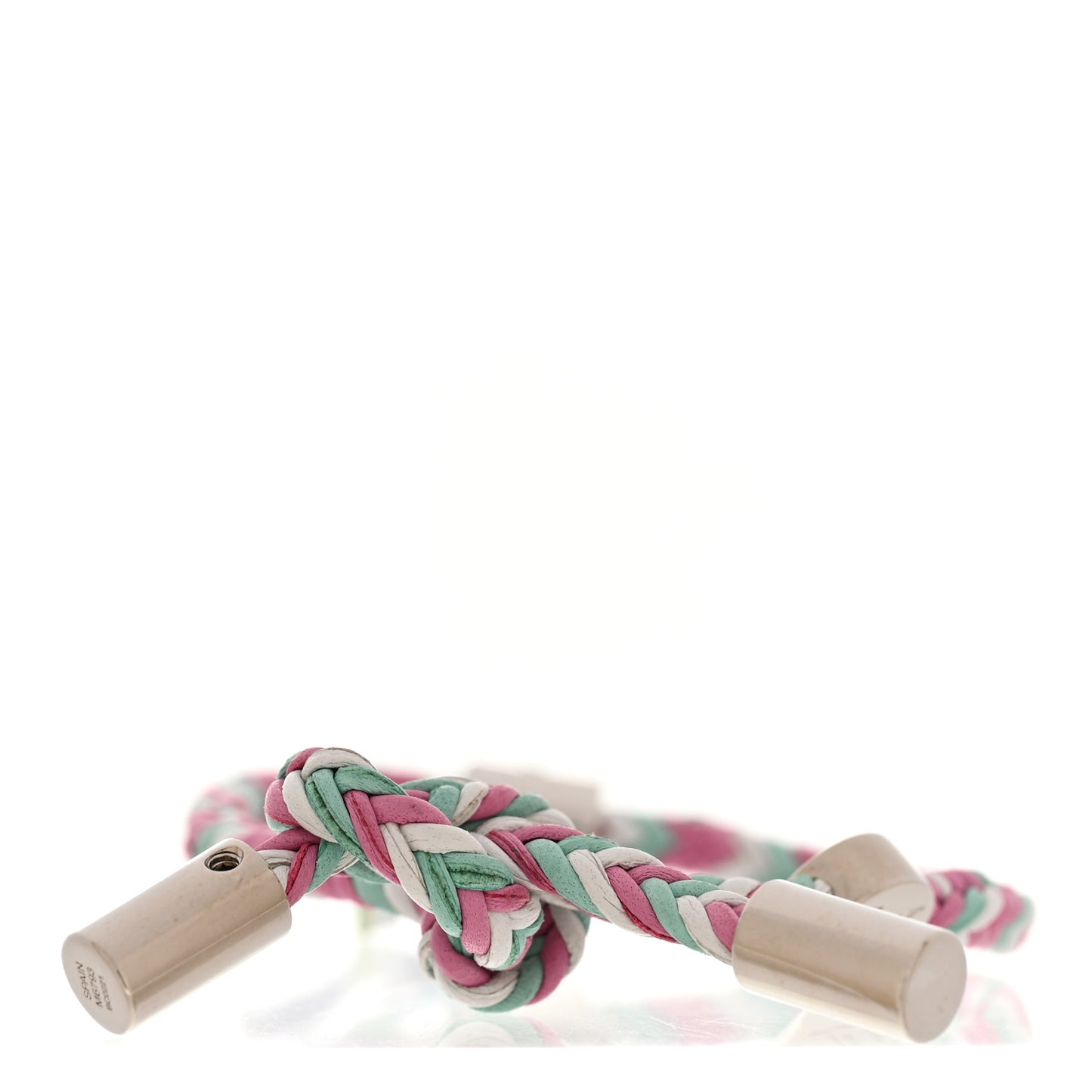 Calfskin Braided Bracelet Multicolor