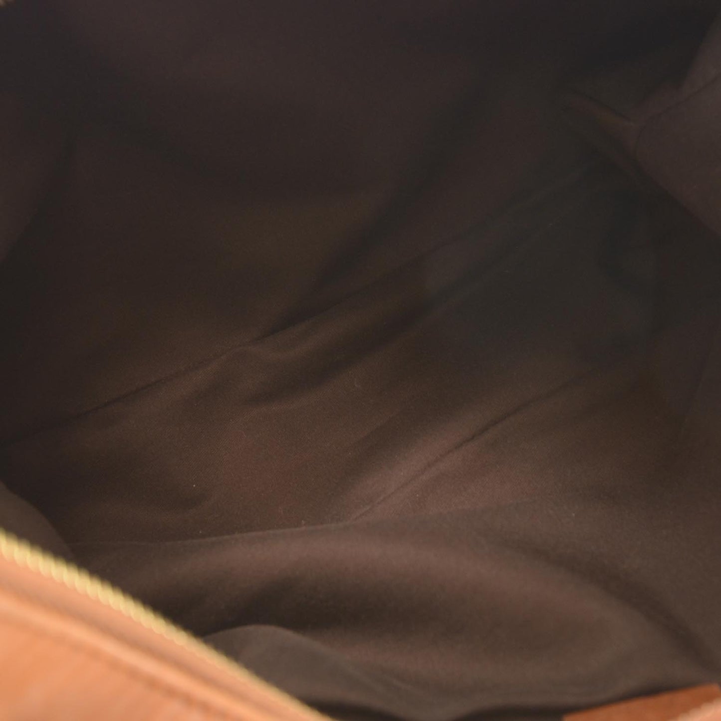 Leather Medium Horsebit Chain Hobo Tan