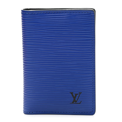 Louis Vuitton Epi Monogram Eclipse Pocket Organizer Blue 1 of 7