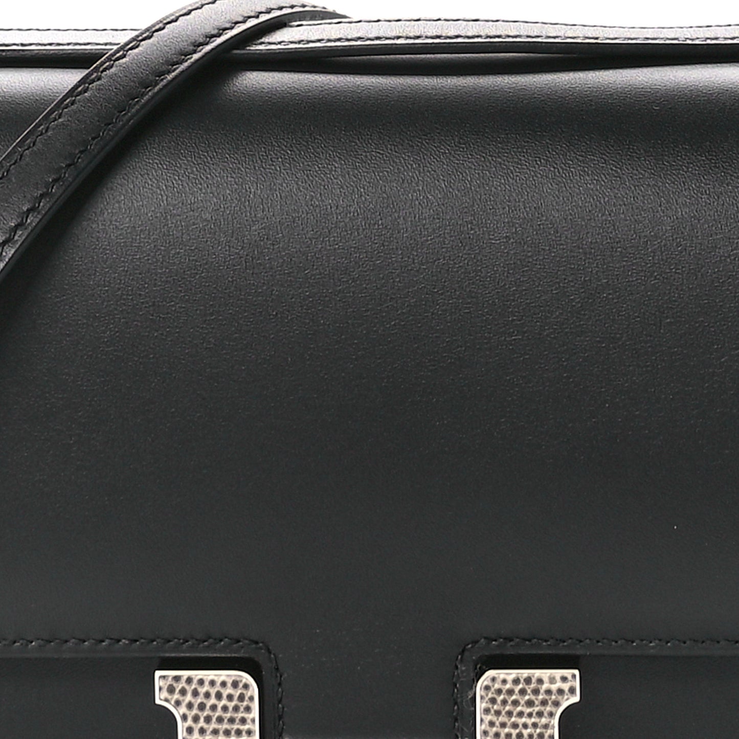 Veau Monsieur Lizard Constance 18 Black Ombre