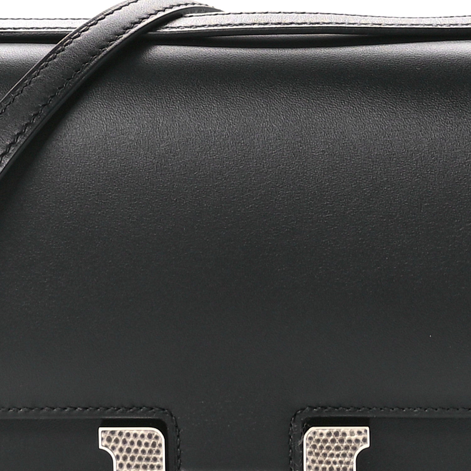 Hermes Veau Monsieur Lizard Constance 18 Black Ombre 8 of 11