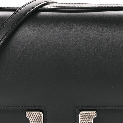 Hermes Veau Monsieur Lizard Constance 18 Black Ombre 8 of 11