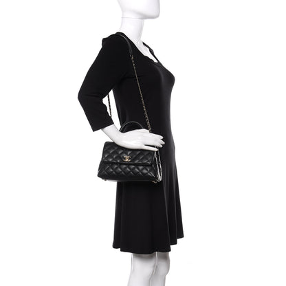 Chanel Caviar Quilted Mini Coco Handle Flap Black 2 of 11