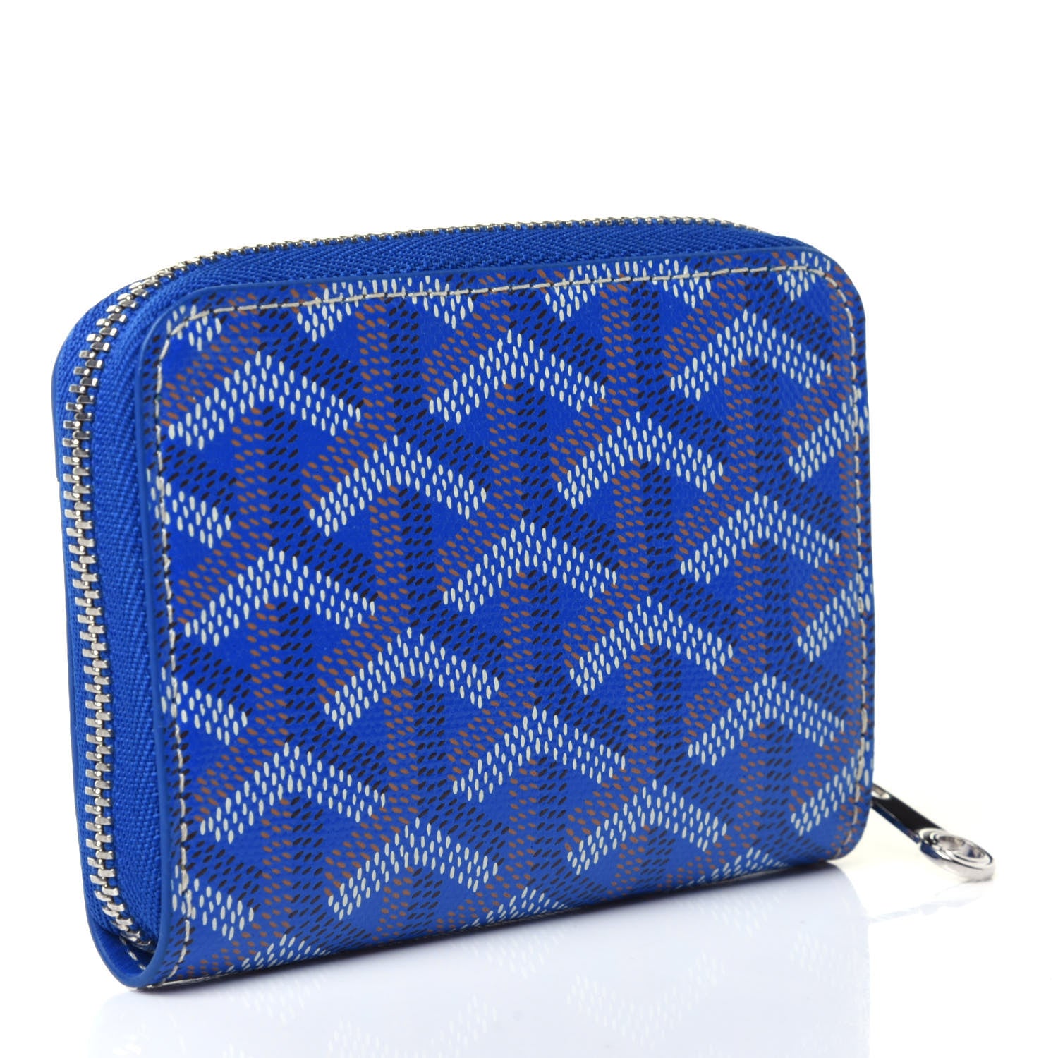 Goyard Goyardine Compact Wallet Blue 2 of 4