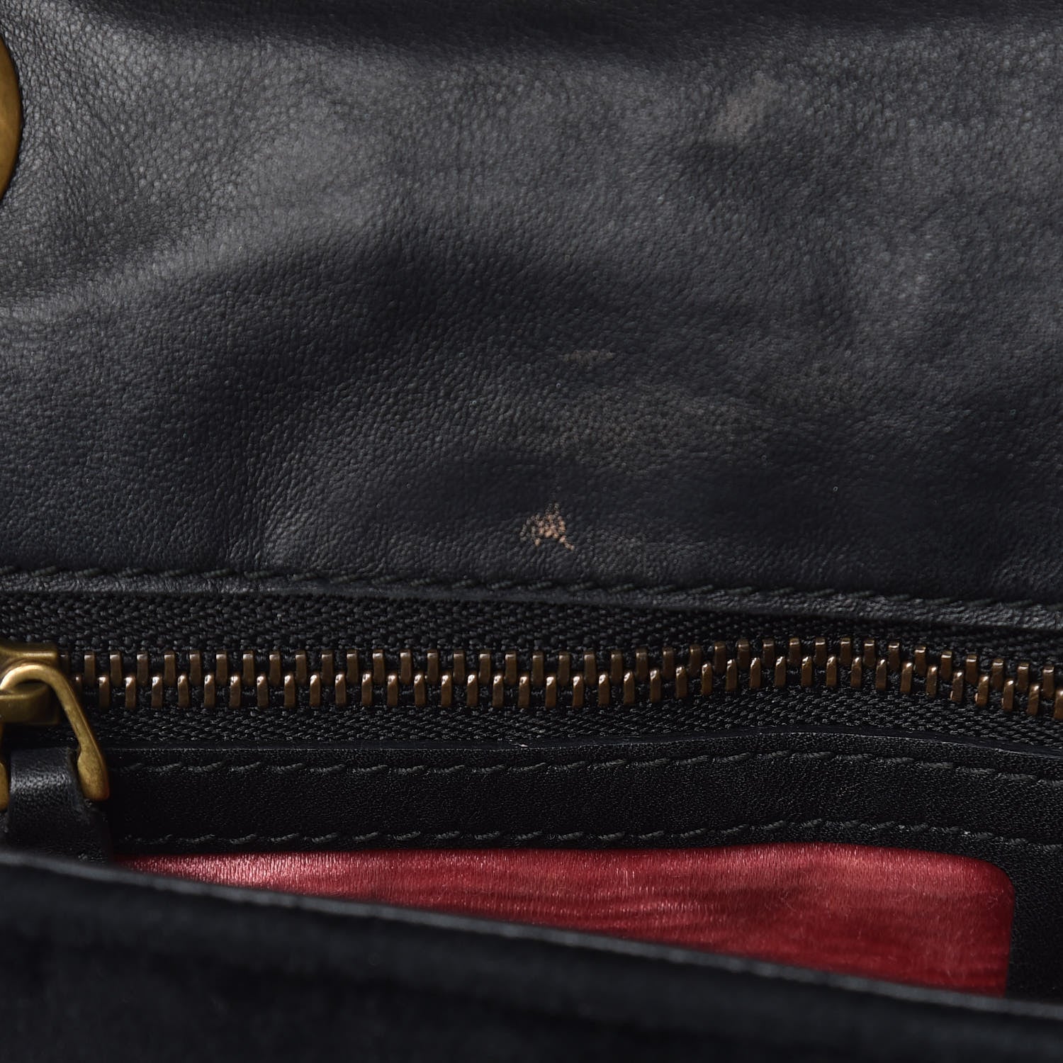 Gucci Velvet Matelasse Loved Embroidered Medium GG Marmont Shoulder Bag Black 8 of 18