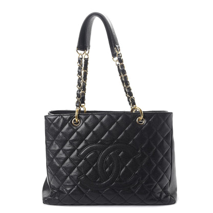 Chanel Caviar Quilted Grand Shopping Tote GST Black 1 of 13