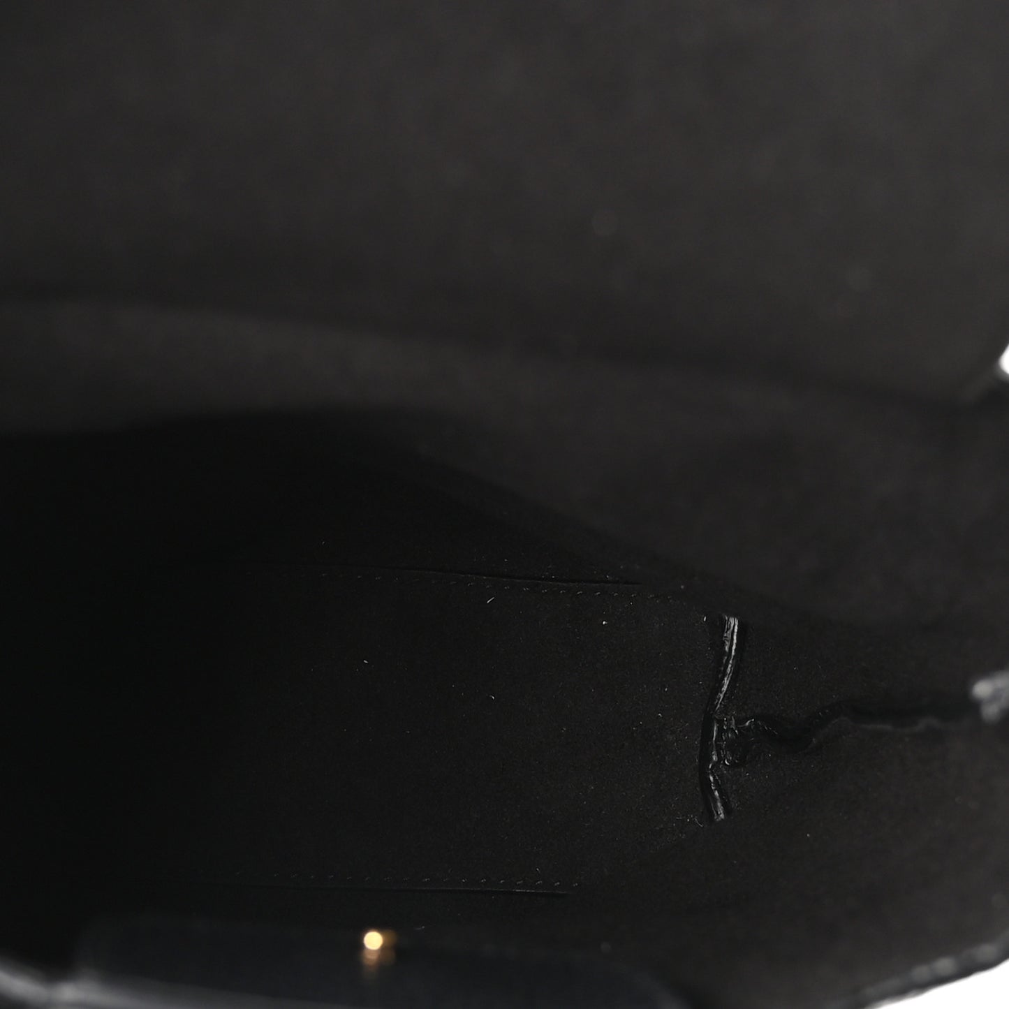 Tumbled Calfskin Gancini Mini Bag Black