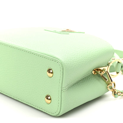 Louis Vuitton Taurillon Mini Capucines Vert Pomme 9 of 9