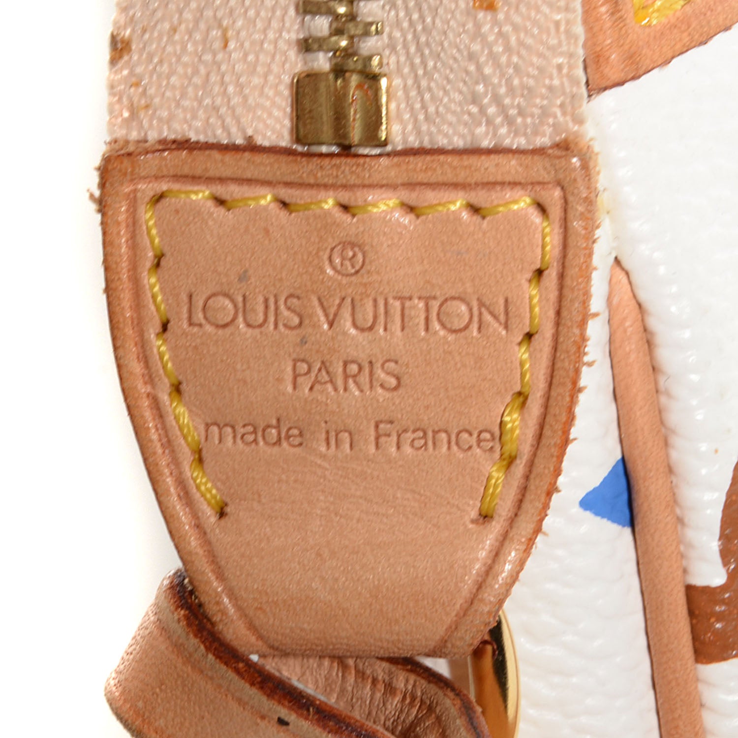 Louis Vuitton Monogram Multicolor Pochette Accessories White 8 of 8