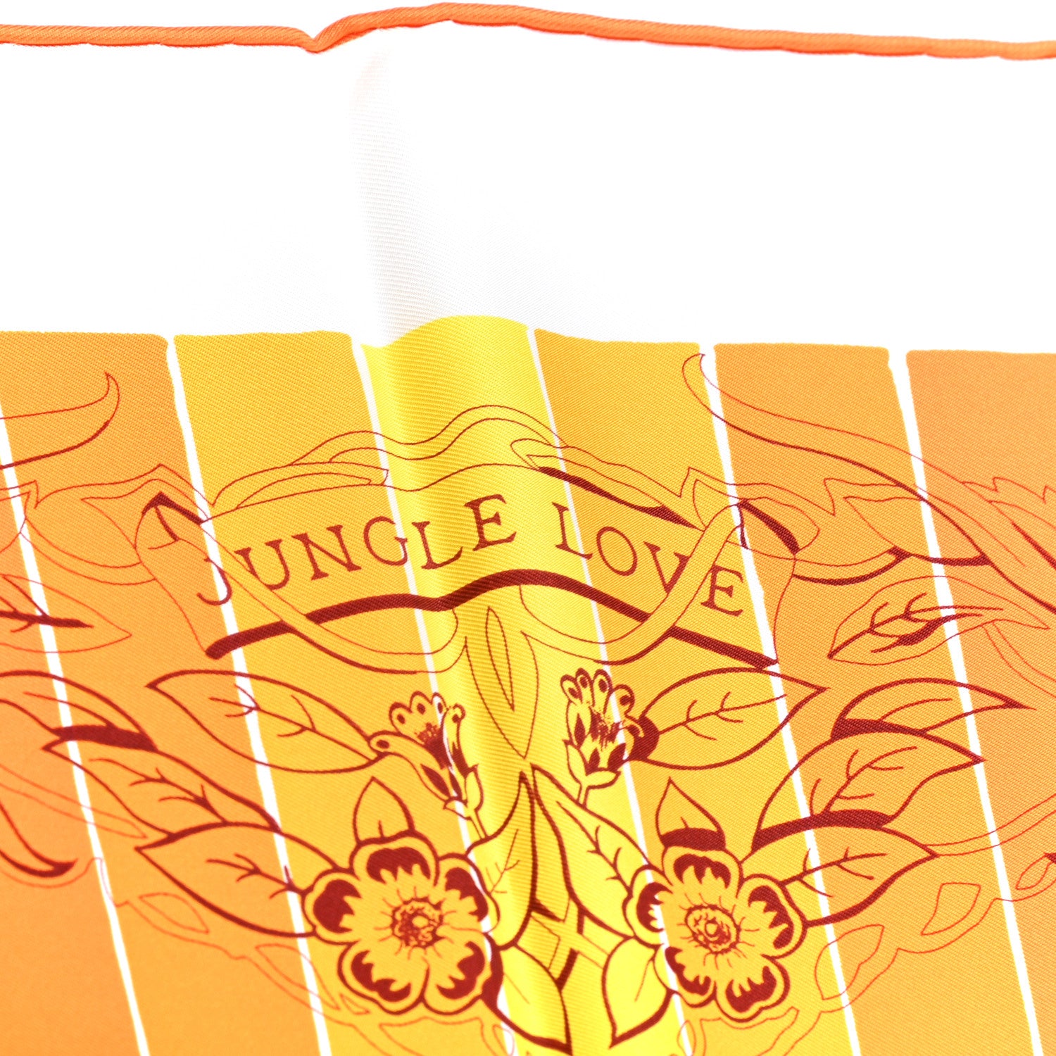 Hermes Silk Carre Jungle Love Rainbow Scarf 90 2 of 6