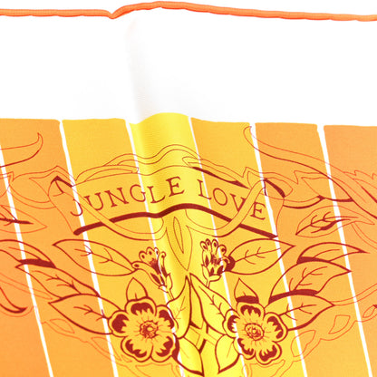 Hermes Silk Carre Jungle Love Rainbow Scarf 90 2 of 6