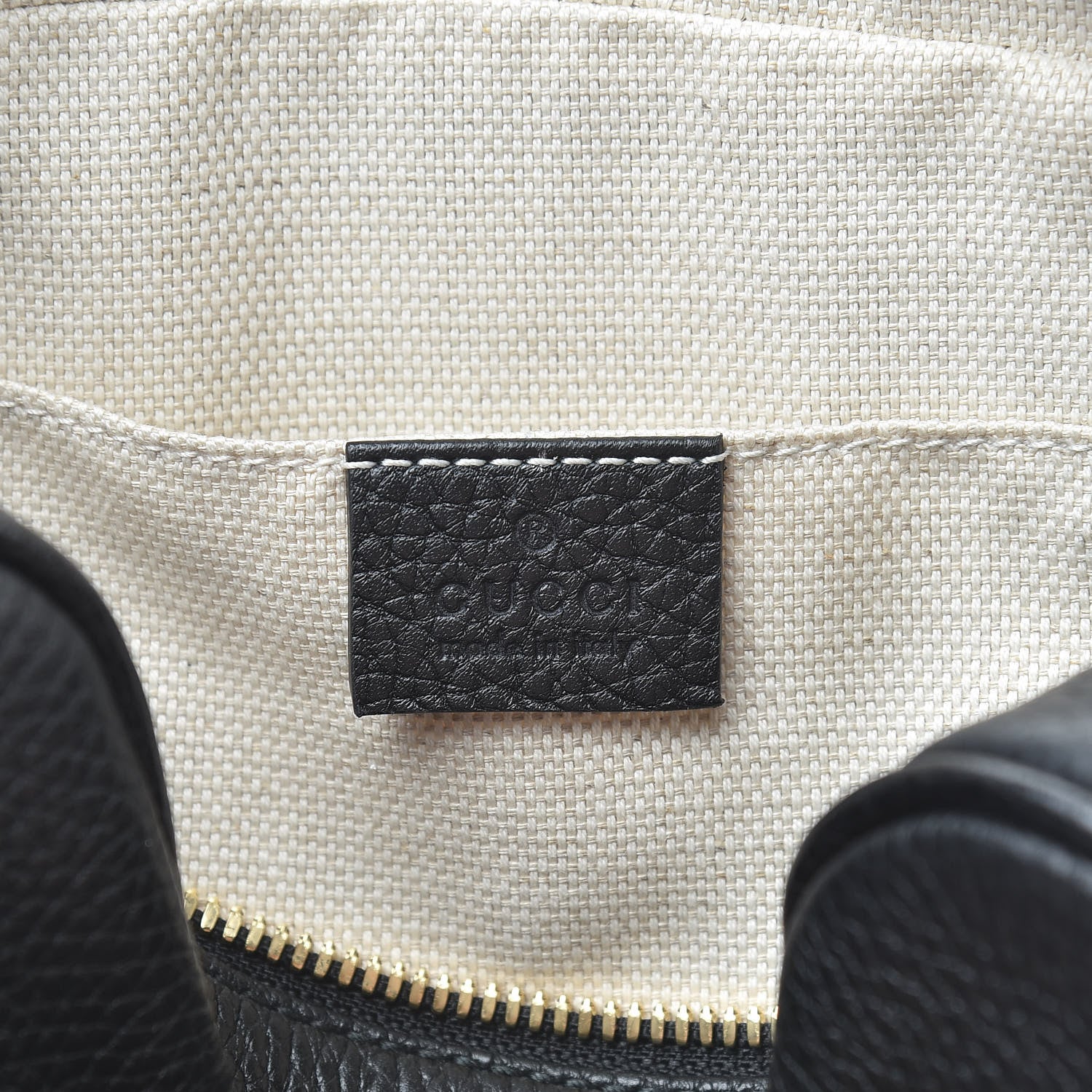 Gucci Pebbled Calfskin Small Soho Disco Bag Black 6 of 10