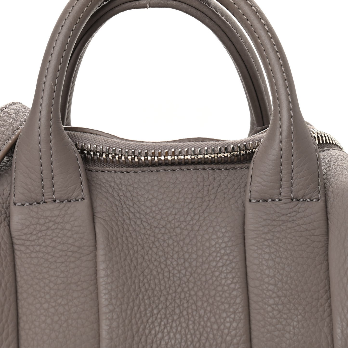 Pebbled Lambskin Mini Rockie Mink Silver Hardware
