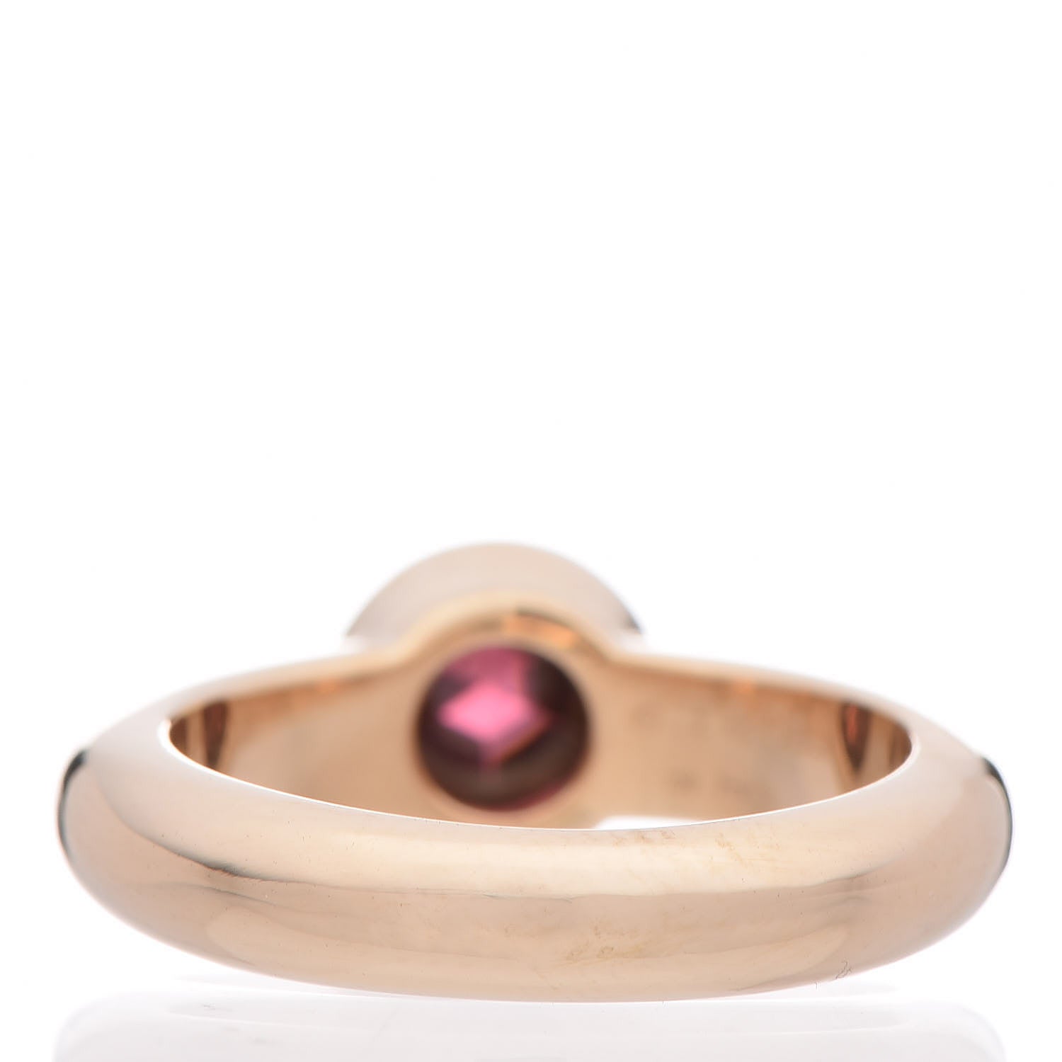 Tiffany 18K Yellow Gold Garnet Ring 52 6 3 of 5