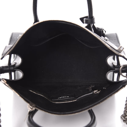 Saint Laurent Grained Calfskin Baby Supple Sac De Jour Black 5 of 11