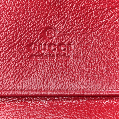 Gucci Monogram Multicolor Matelasse Diagonal GG Marmont Card Case Wallet Light Blue Pink Blue Hibiscus Red 6 of 10