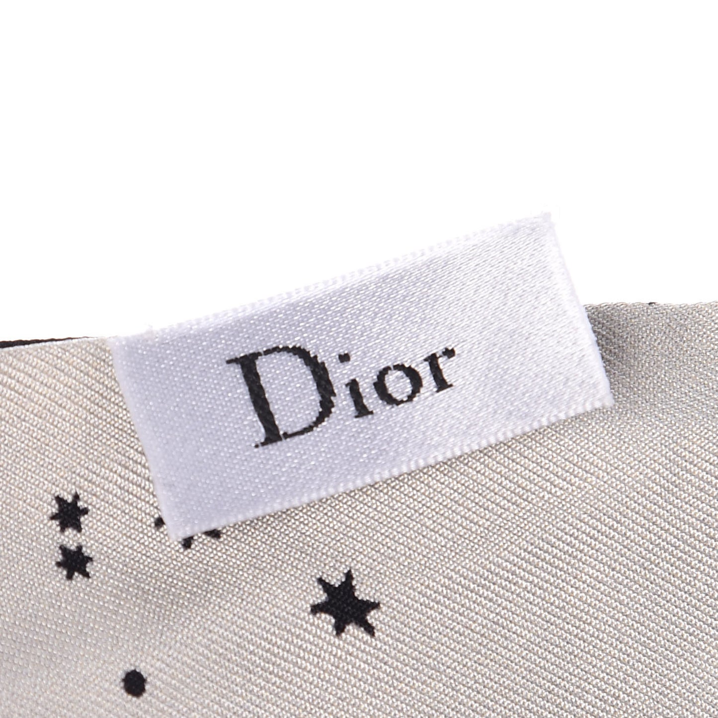 Silk Zodiac Leo Mitzah Scarf Black
