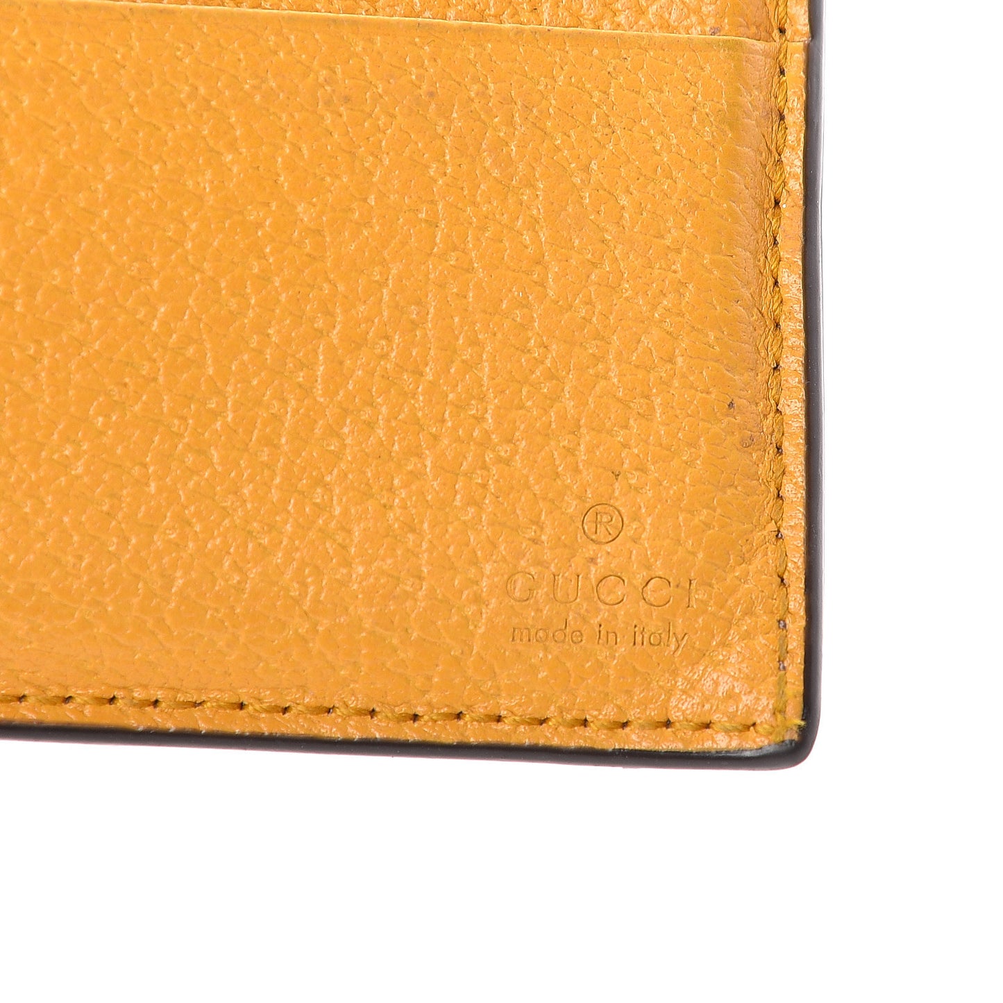 GG Supreme Monogram Neo Vintage Bi-Fold Wallet Beige Crop New Acero