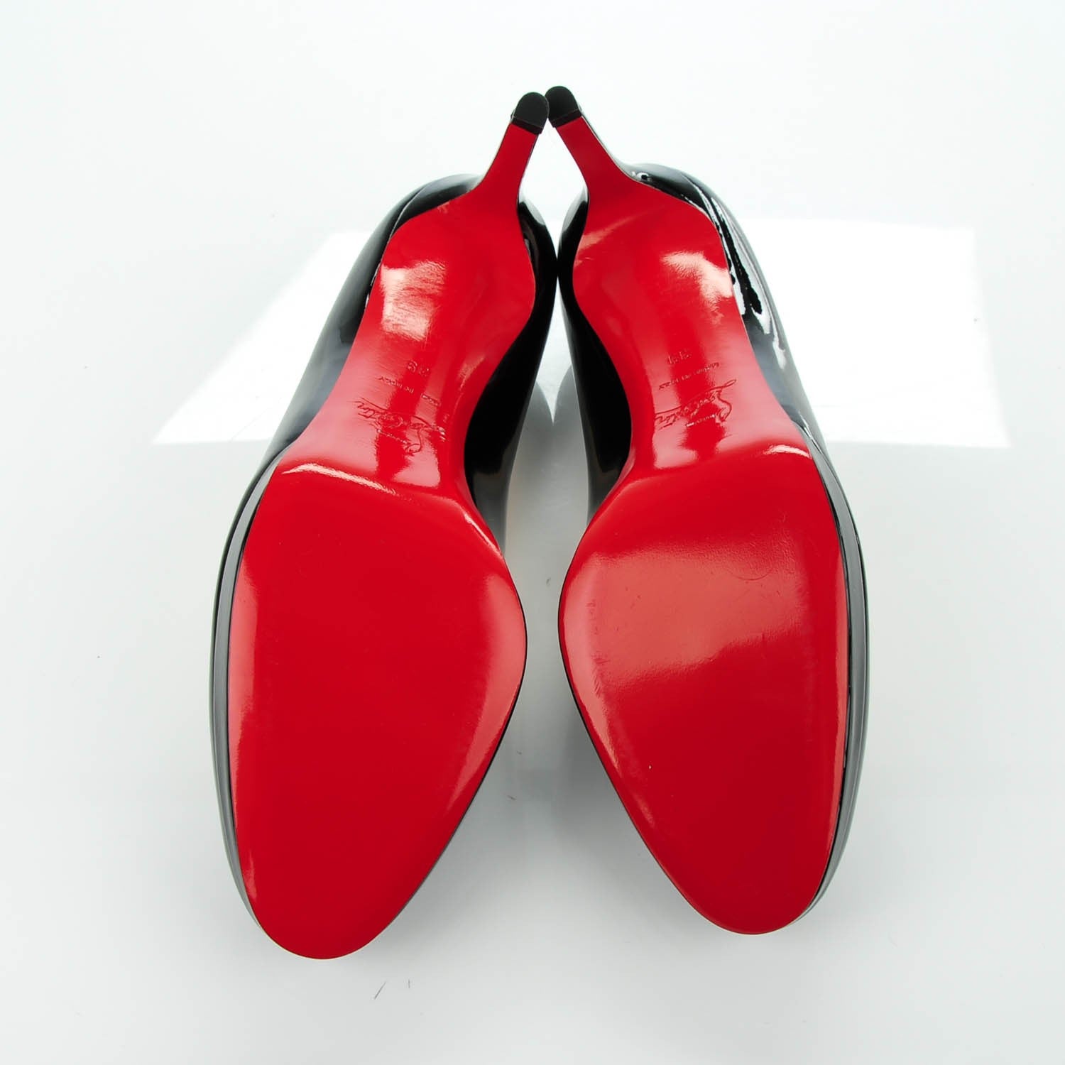 Christian Louboutin Patent New Simple 70 Pumps 39 Black 5 of 7