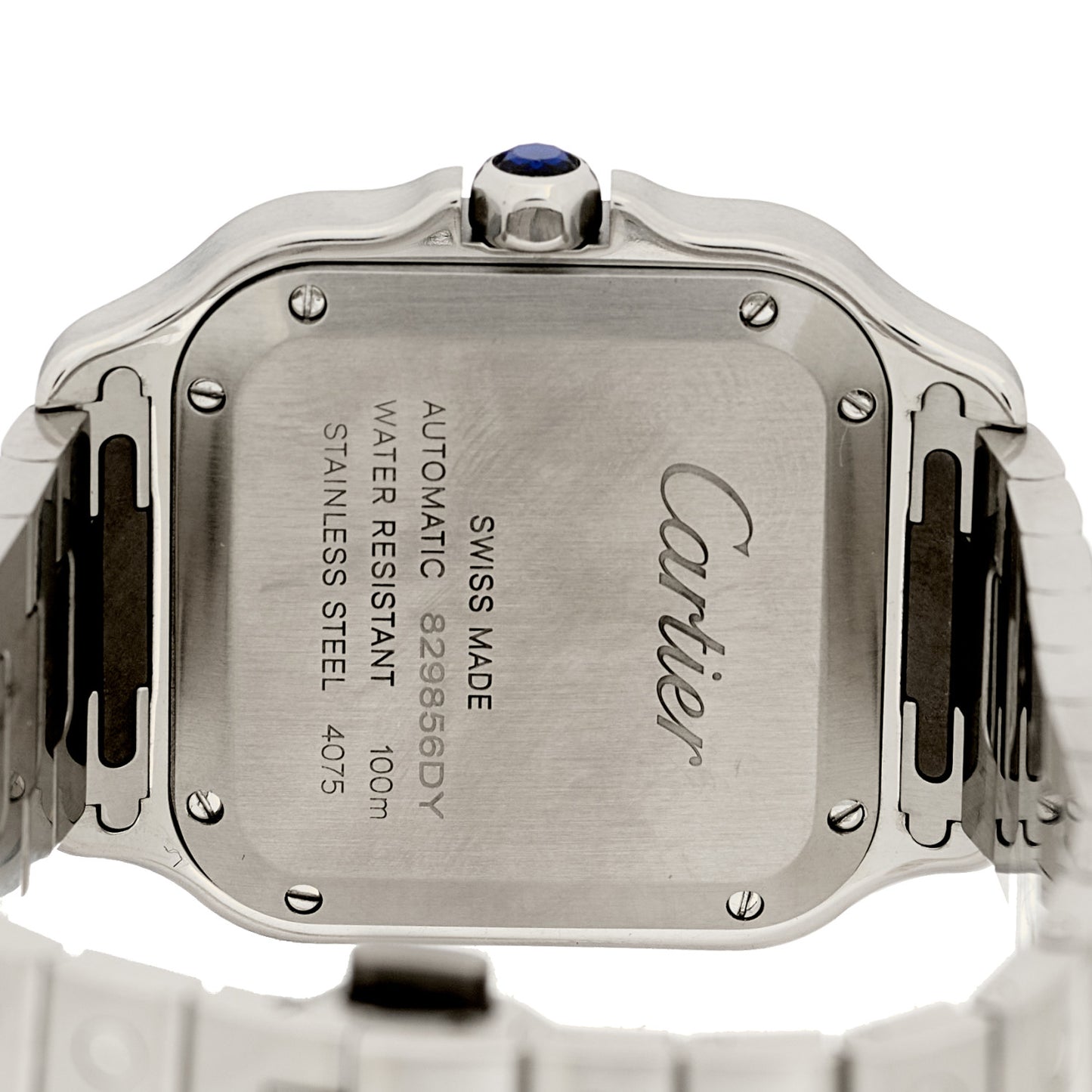 Stainless Steel 35mm Santos de Cartier Automatic Watch