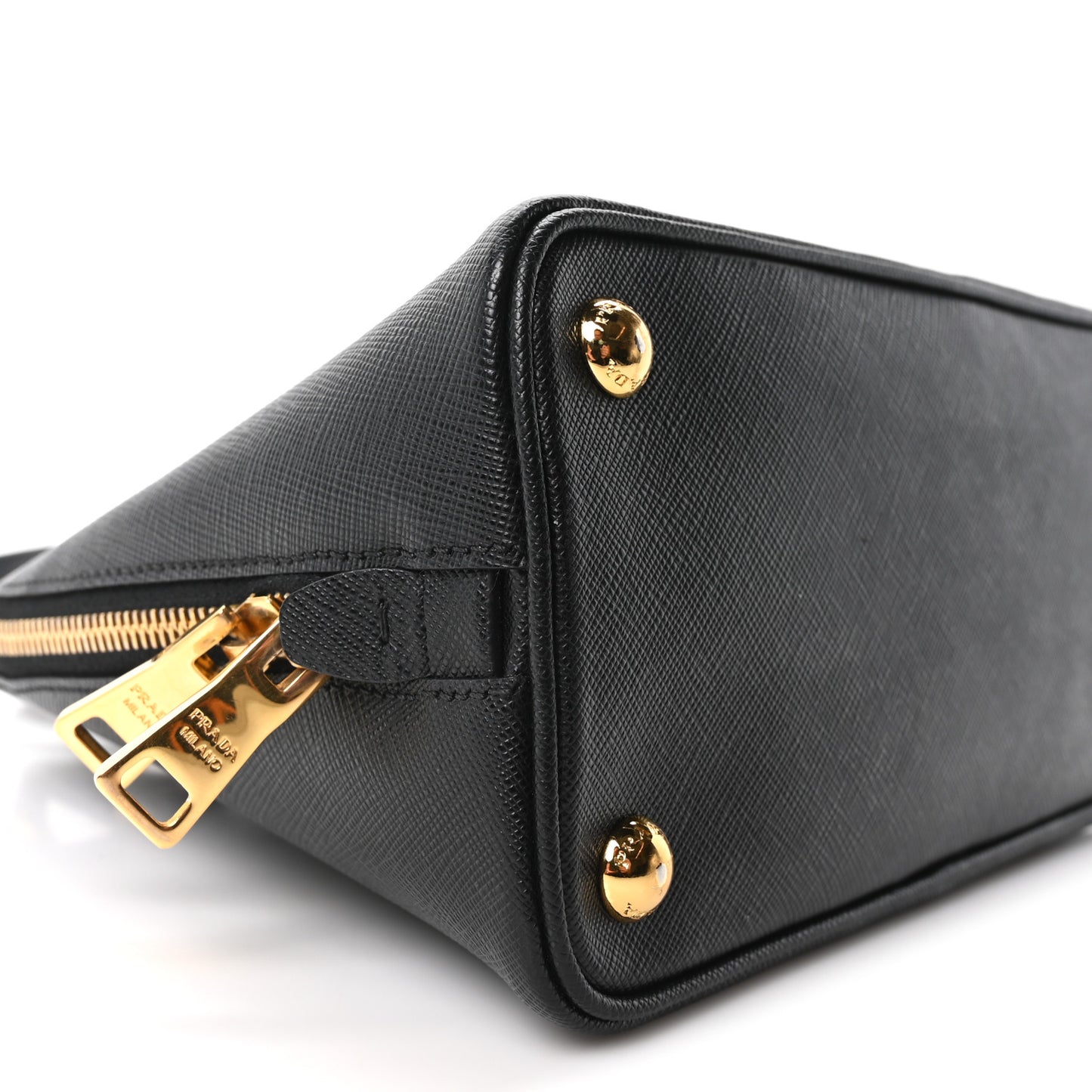Saffiano Lux Small Promenade Tote Black