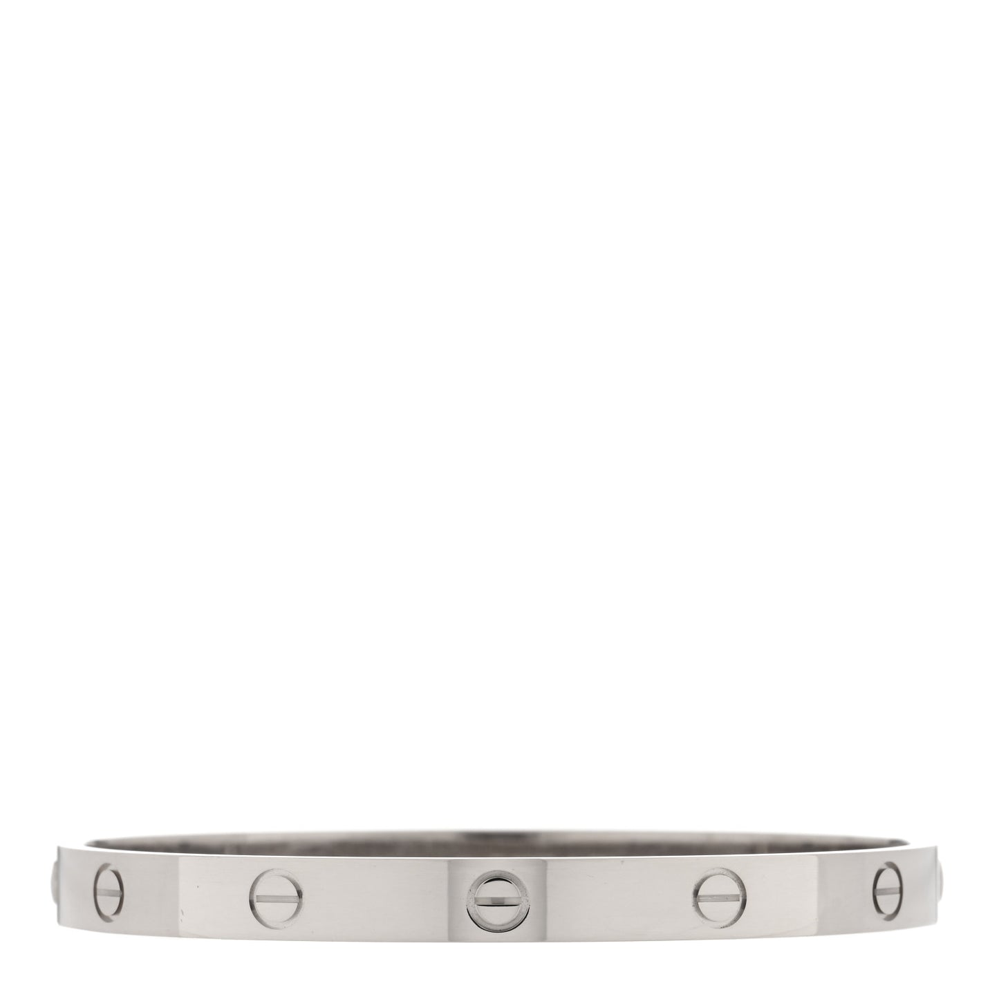 18K White Gold LOVE Bracelet 19