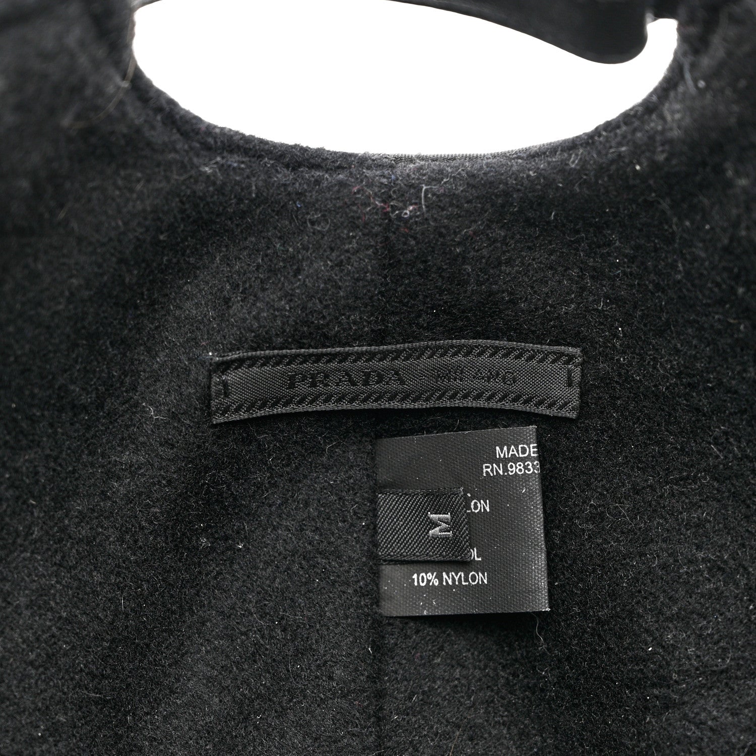 Prada Tessuto Nylon Canapa Baseball Cap M Black 8 of 12