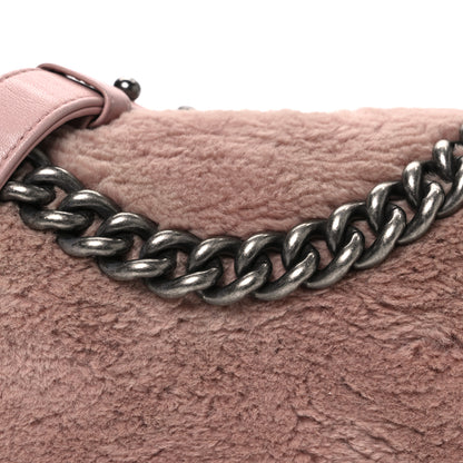 Chanel Fur Calfskin Small Boy Flap Pink 8 of 10