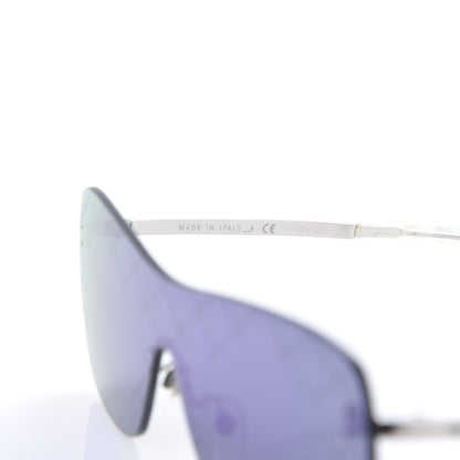 Chanel Shield Runway Sunglasses 4215 Silver Purple 6 of 7