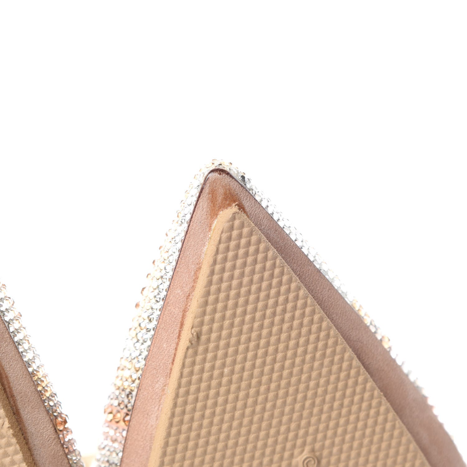 Valentino Garavani Nappa Crystal Native Couture 1975 Rockstud Ankle Strap Pumps 37 Mandarin Sorbet 11 of 13