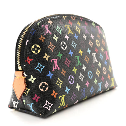 Louis Vuitton Monogram Multicolor Cosmetic Pouch Black Grenade 3 of 6
