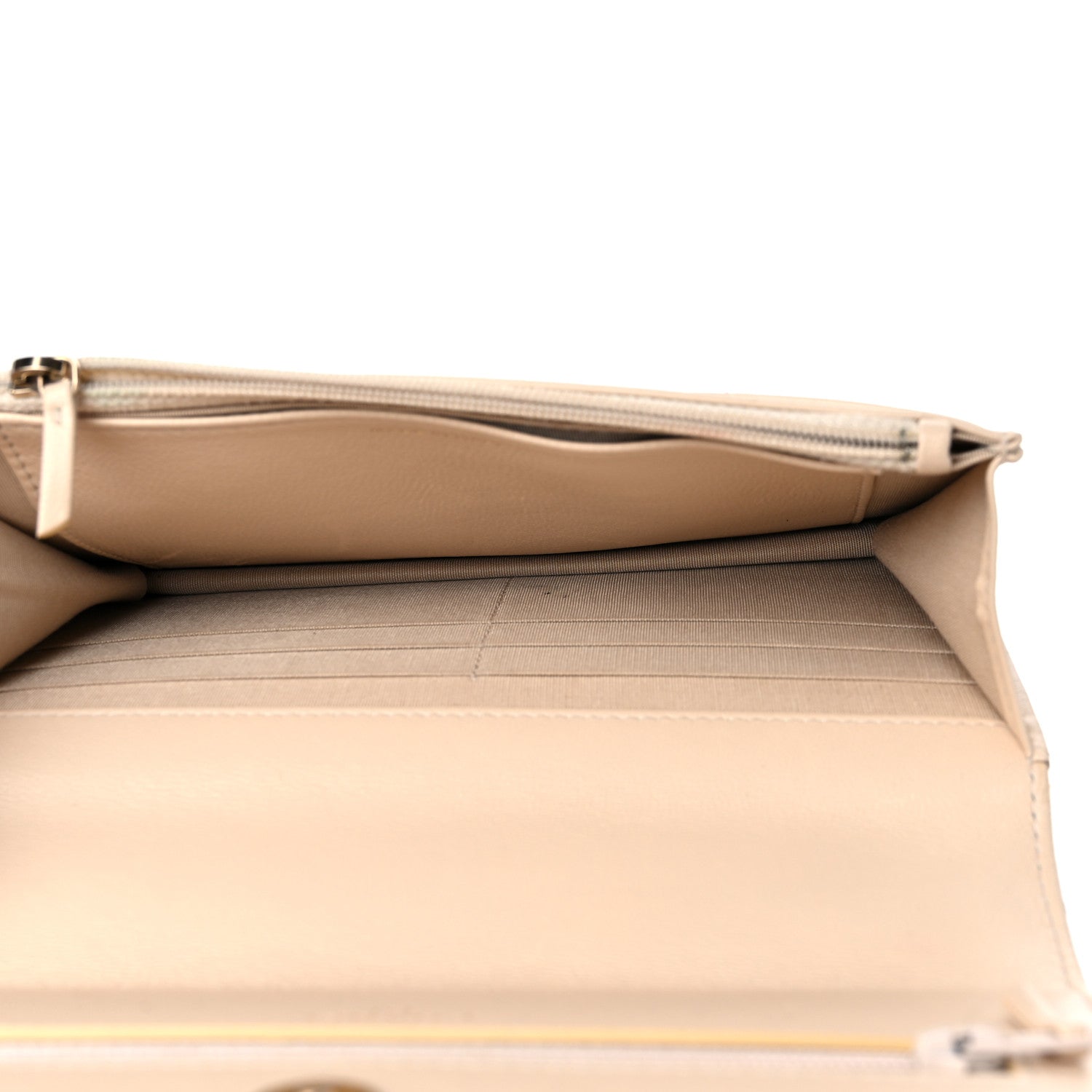 Chanel Lambskin Quilted Chanel 19 Wallet On Chain WOC Beige 5 of 12