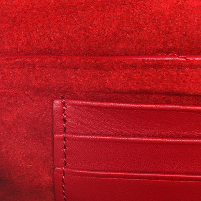 Louis Vuitton Calfskin New Wave Chain Pochette Scarlet 13 of 16