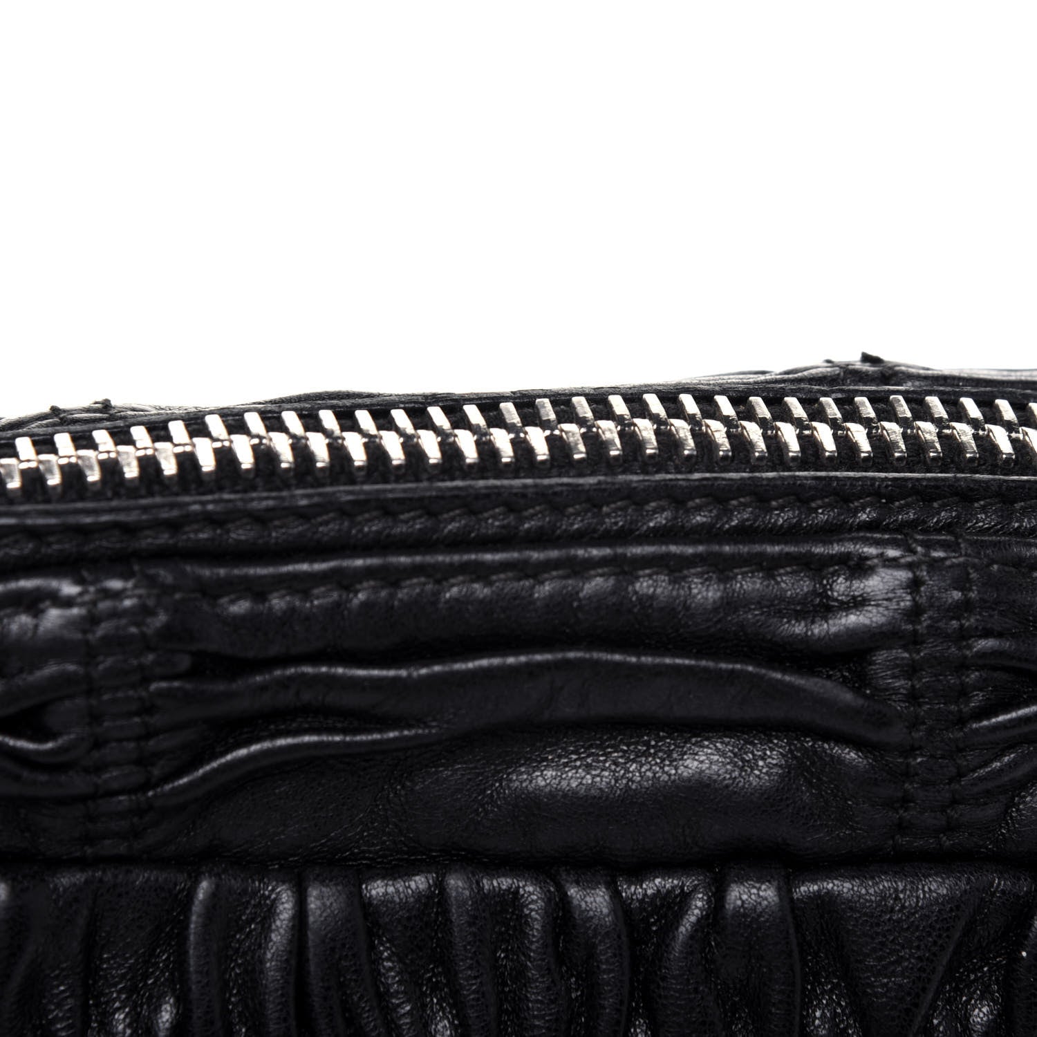 Prada Nappa Gaufre Satchel Black 22 of 23