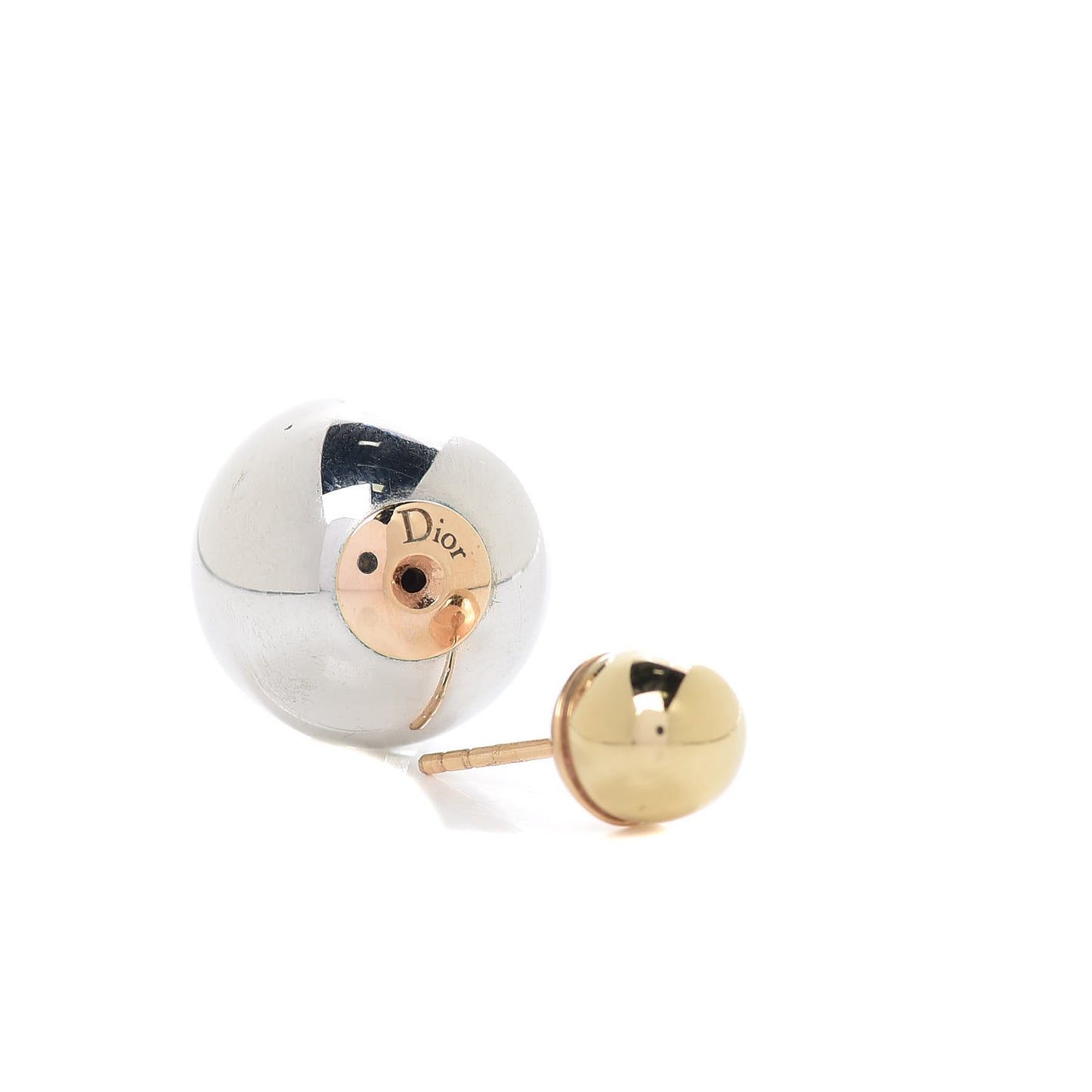 Mise En Dior Tribal Earrings Silver Gold
