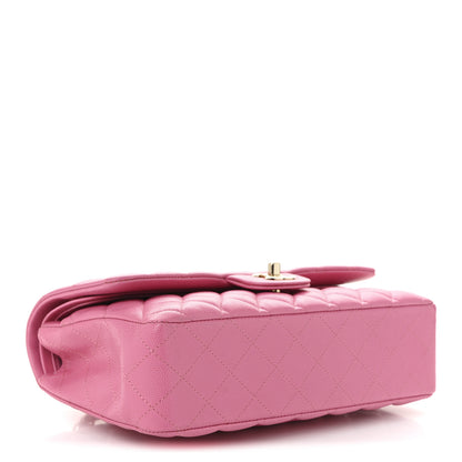 Chanel Caviar Quilted Medium Double Flap Pink 4 of 11