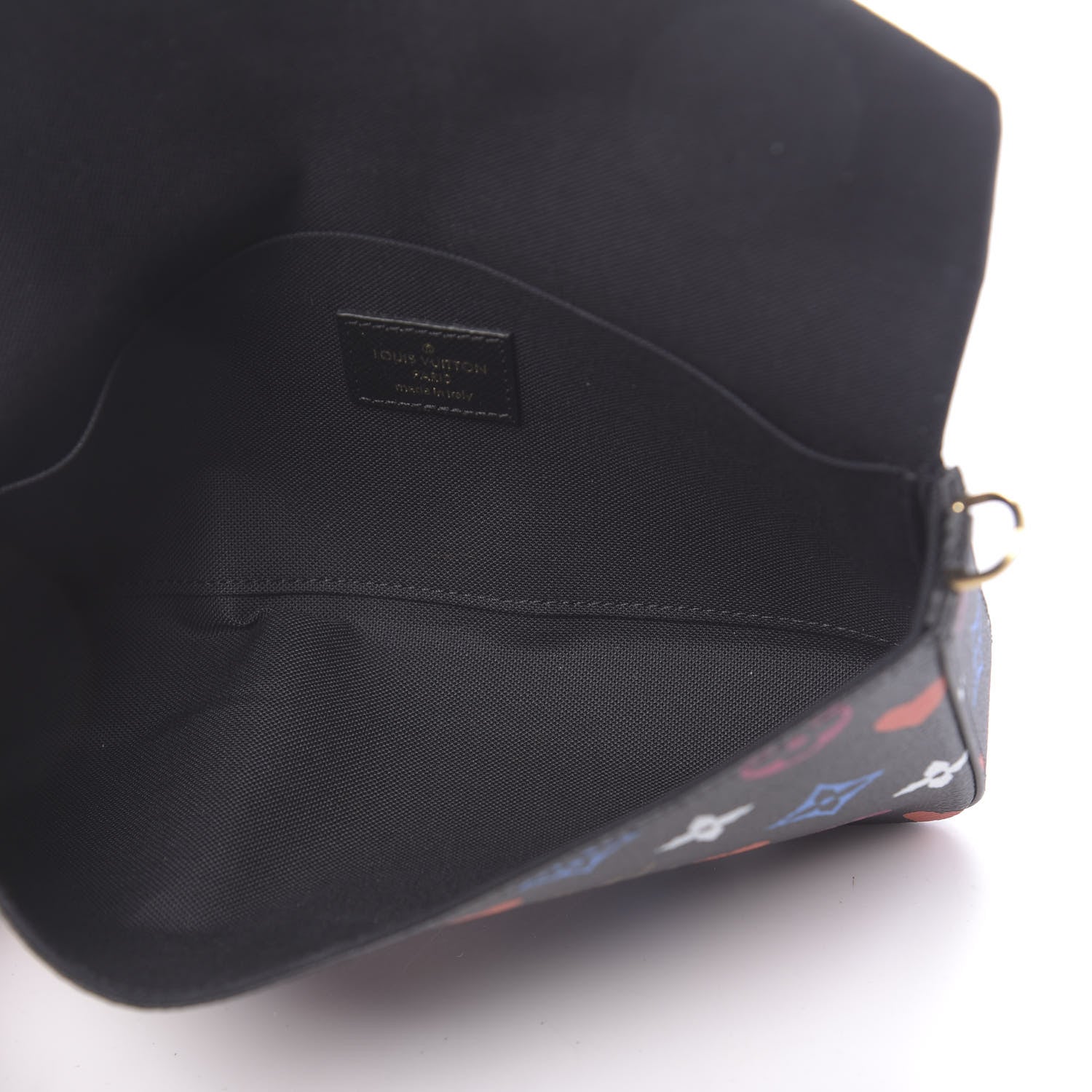 Louis Vuitton Game On Felicie Chain Wallet Black 5 of 10