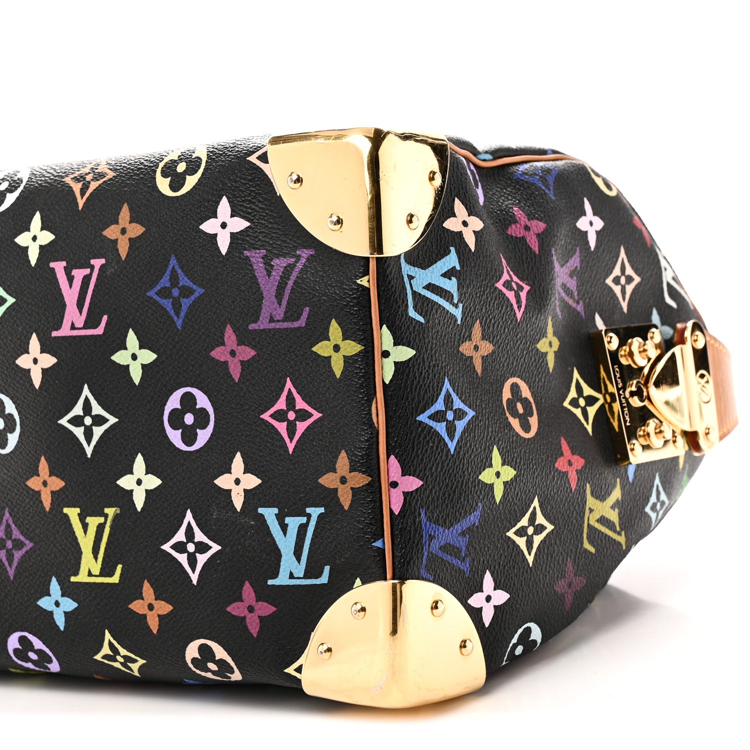 Louis Vuitton Monogram Multicolor Speedy 30 Black 9 of 10