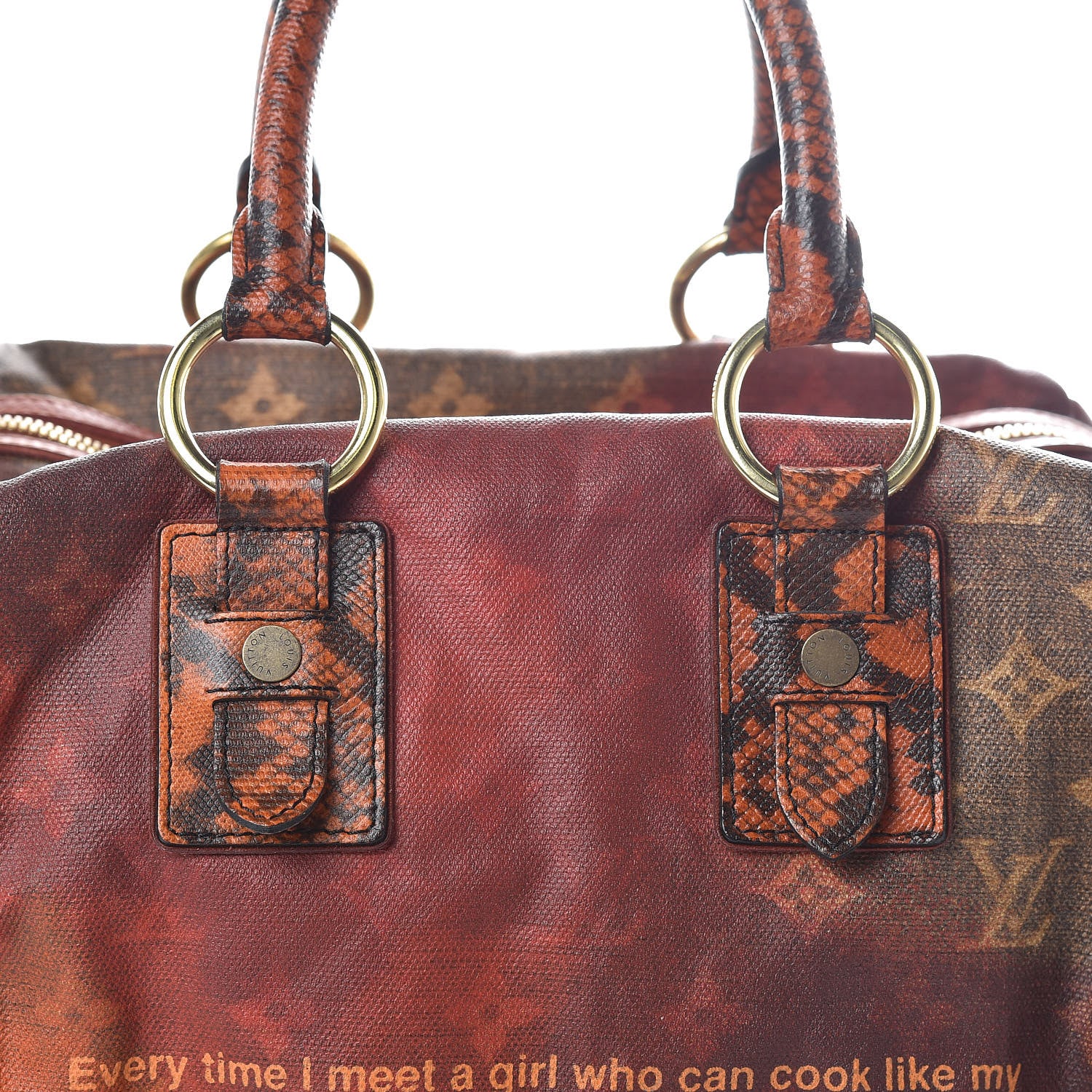 Louis Vuitton Monogram Karung Mancrazy Jokes Bag 7 of 9