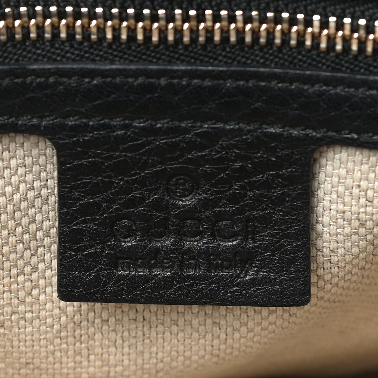 Pebbled Calfskin Medium Soho Flap Crossbody Black