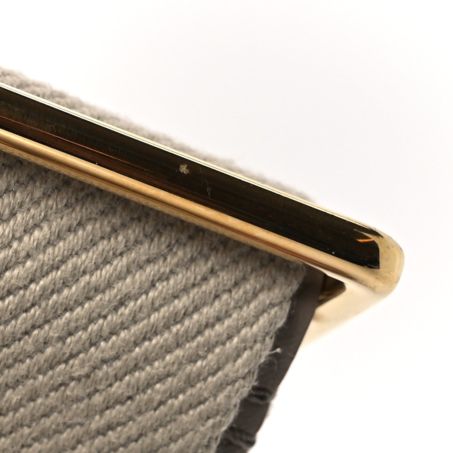 Calfskin Jacquard Anagram Strap Ecru Natural