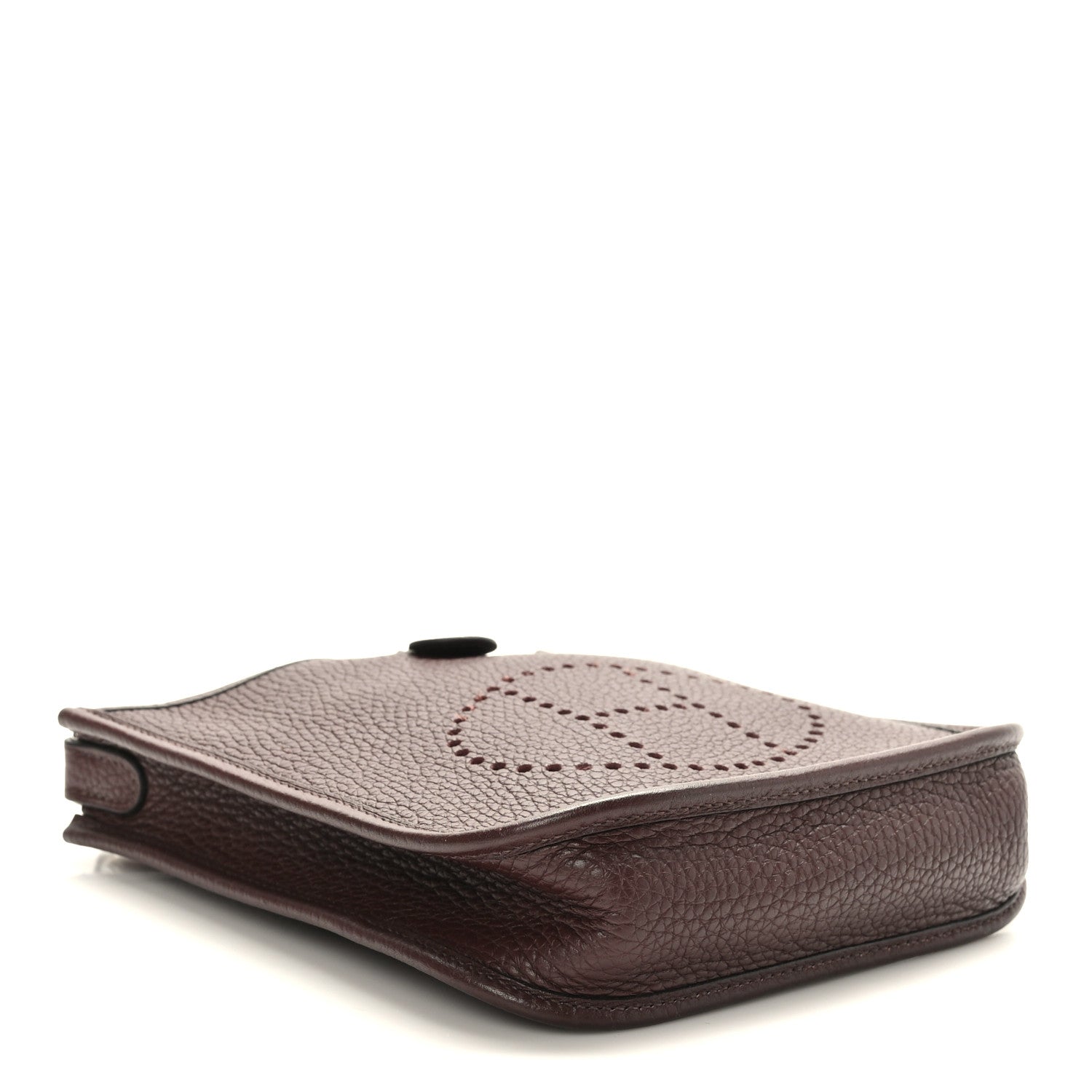 Hermes Taurillon Clemence Evelyne TPM Rouge Sellier 4 of 9